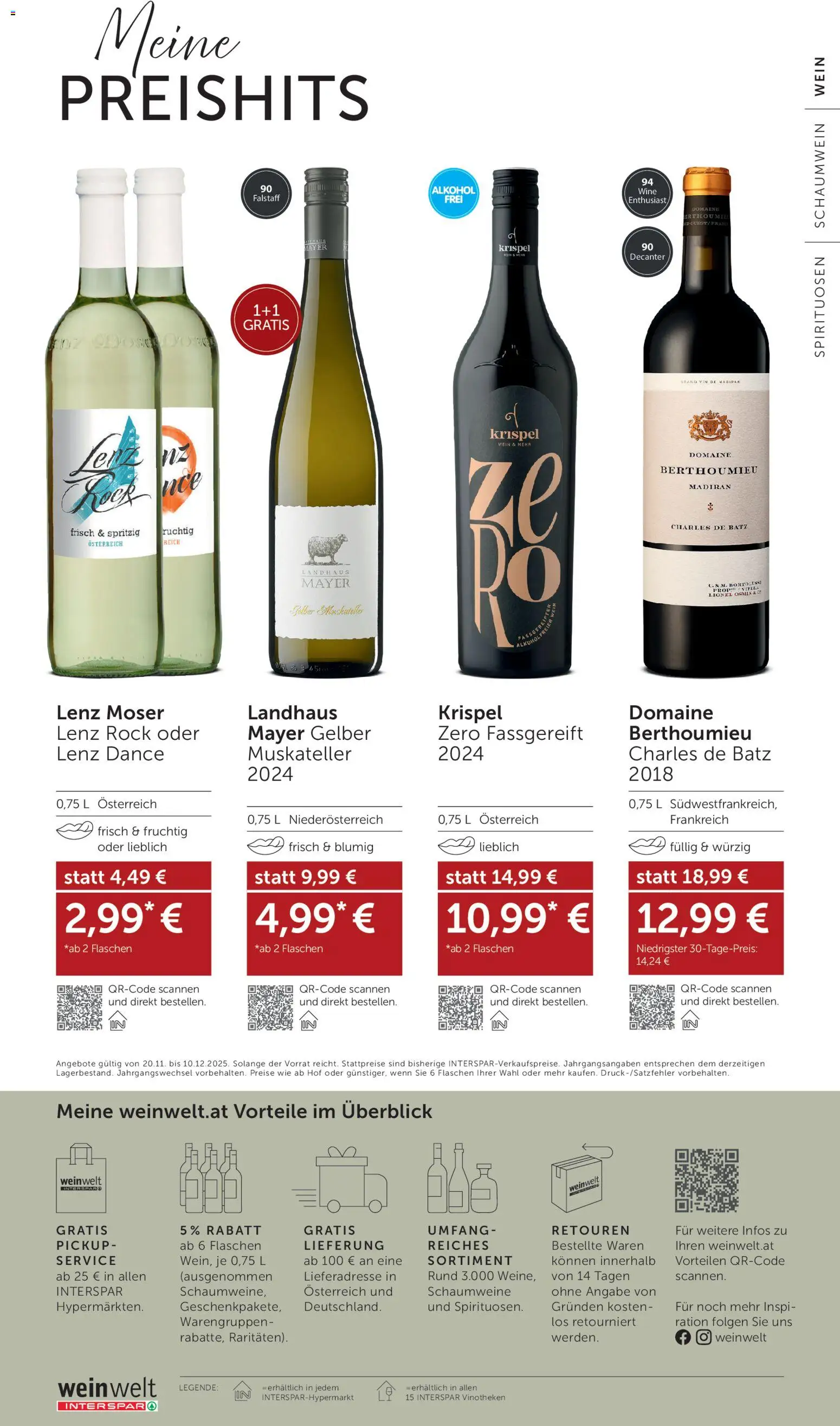 Interspar Wein Welt gültig ab 20.11.2025 | Seite: 32 | Produkte: Rock, Wein