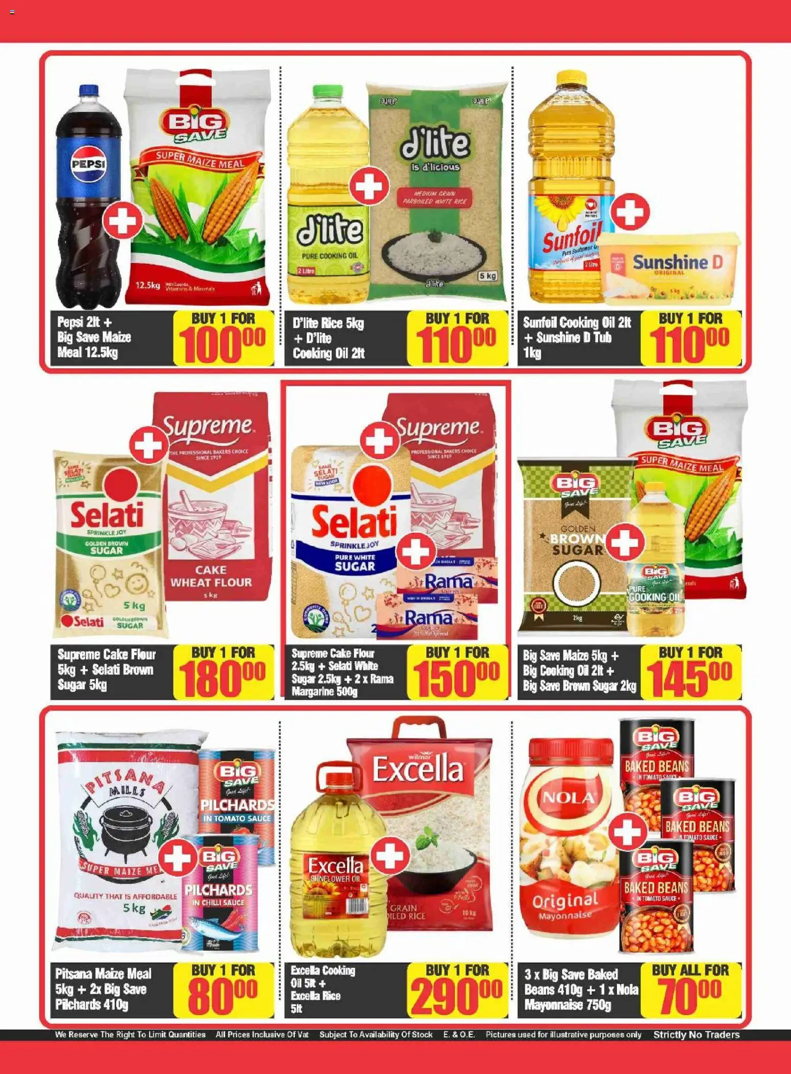 New Big Save catalogue – valid from 01.01.2026 | Page: 6 | Products: Maize meal, Rice, Sauce, Chilli
