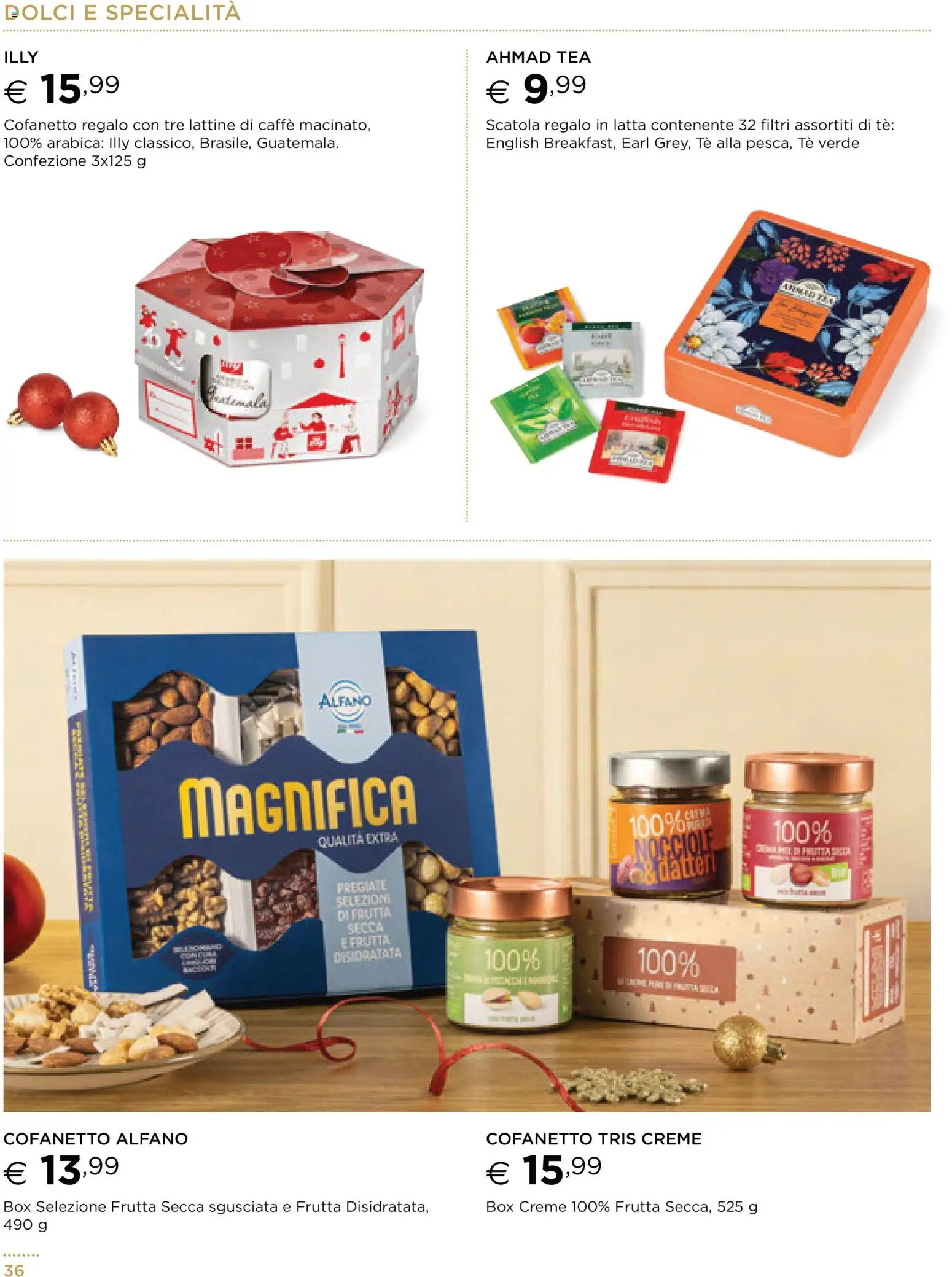 Volantino Esselunga S del 13.11.2025 | Pagina: 36 | Prodotti: Tè, Frutta, Nocciole, Scatola