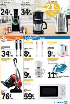 E.Leclerc - Folheto Não Alimentar │ válido de 11.09.2025 | Página: 9 | Produtos: Forno, Máquina de café, Ferro, Microondas