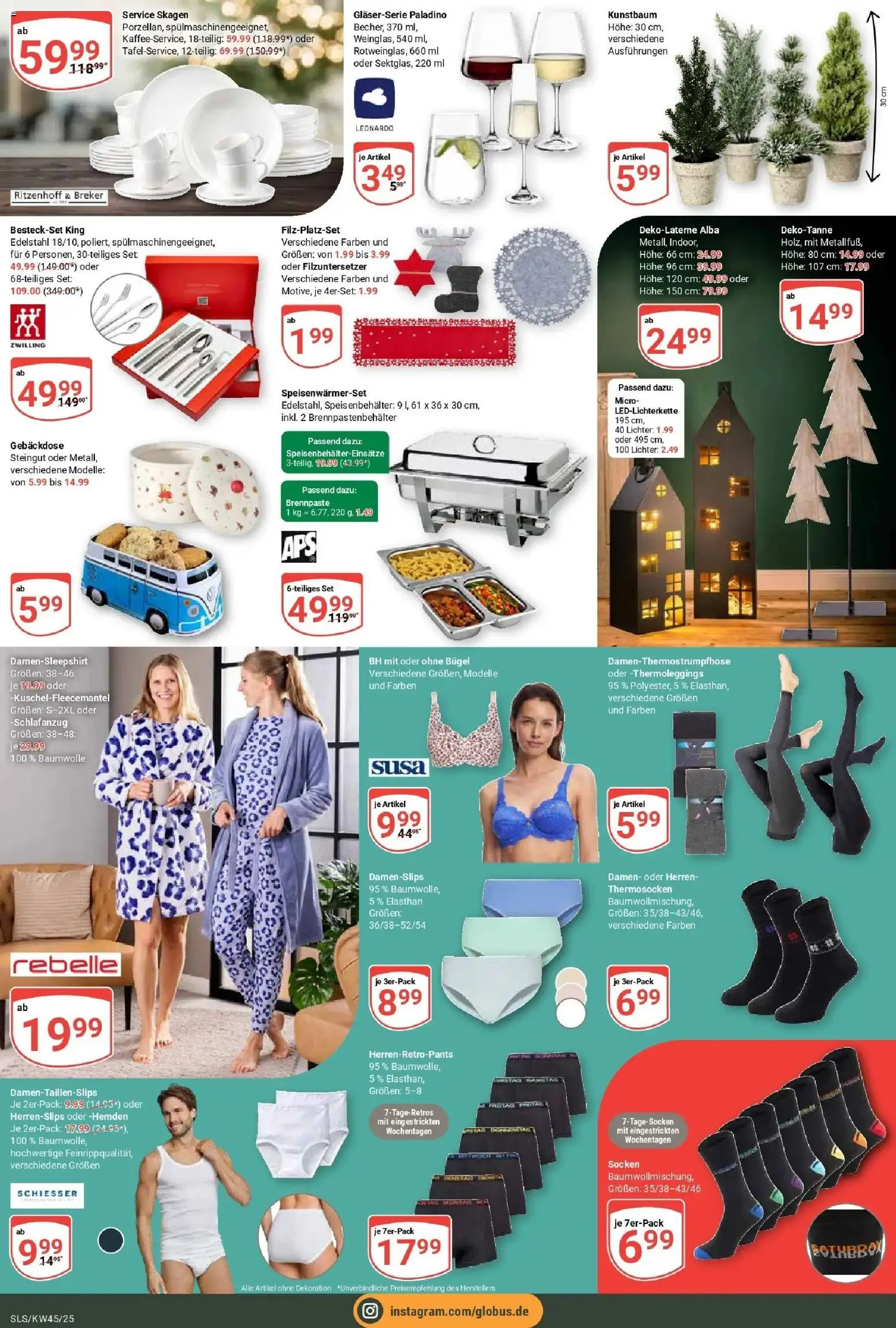 Globus prospekt Saarlouis	 – gültig ab 02.11.2025 | Seite: 25 | Produkte: BH, Socken