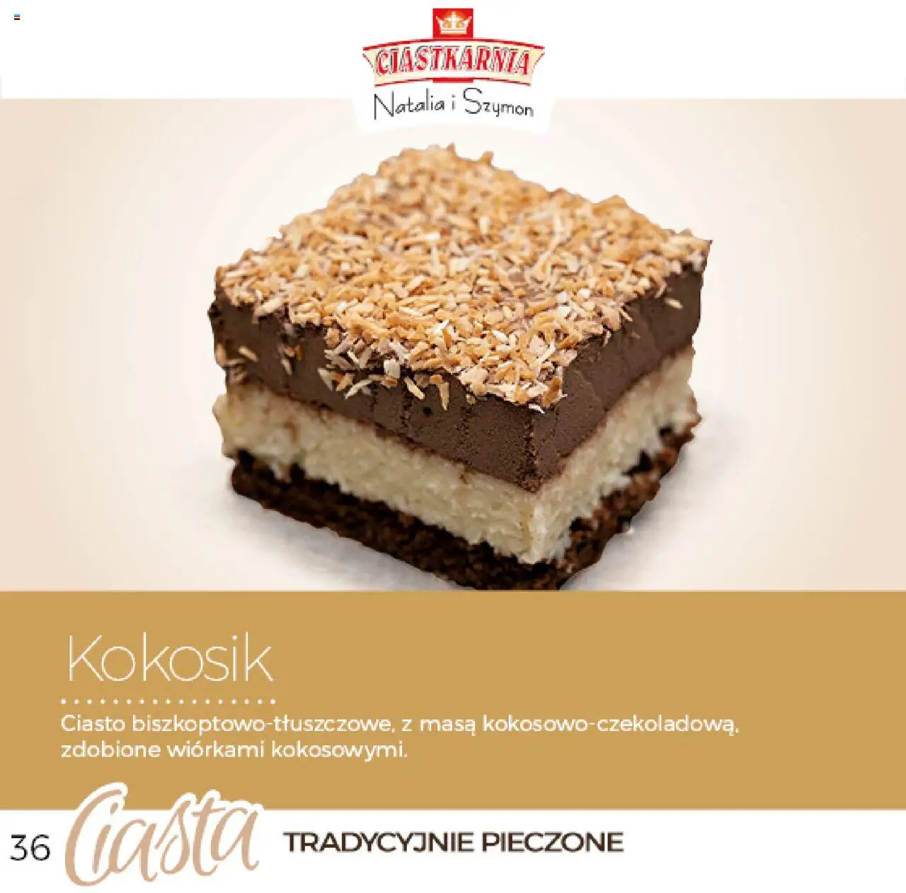 Topaz Gazetka - Ciast od 04.06.2025 | Strona: 36 | Produkty: Ciasto