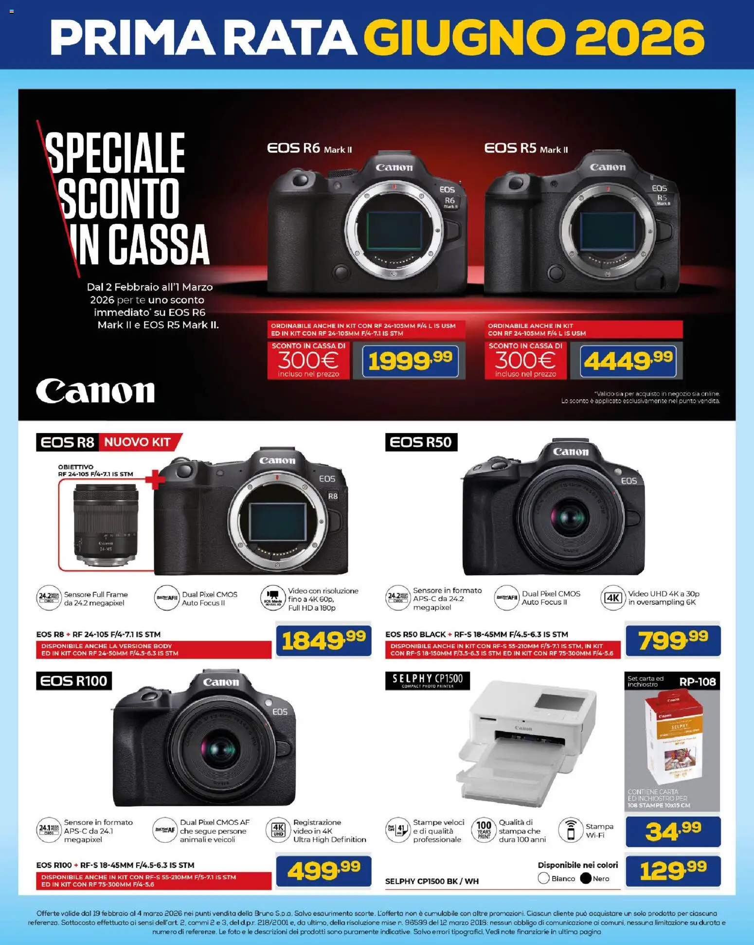 Volantino Euronics del 19.02.2026 | Pagina: 36 | Prodotti: Tè, Video, Stampa