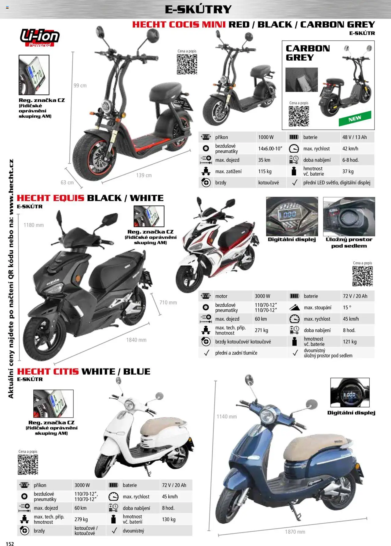 Hecht katalog - Podzim - zima 2025 od 01.09.2025 | Strana: 152 | Produkty: Hecht, Baterie, LED
