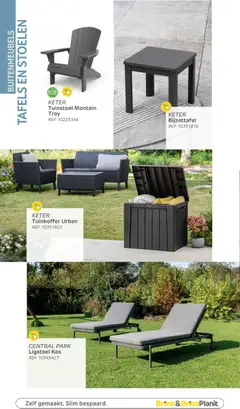 Brico Plan-it Tuincatalogus - Voorbeeld van een folder van Brico Plan-it, geldig van 10.03.2026 | Pagina: 32 | Producten: Ligstoel