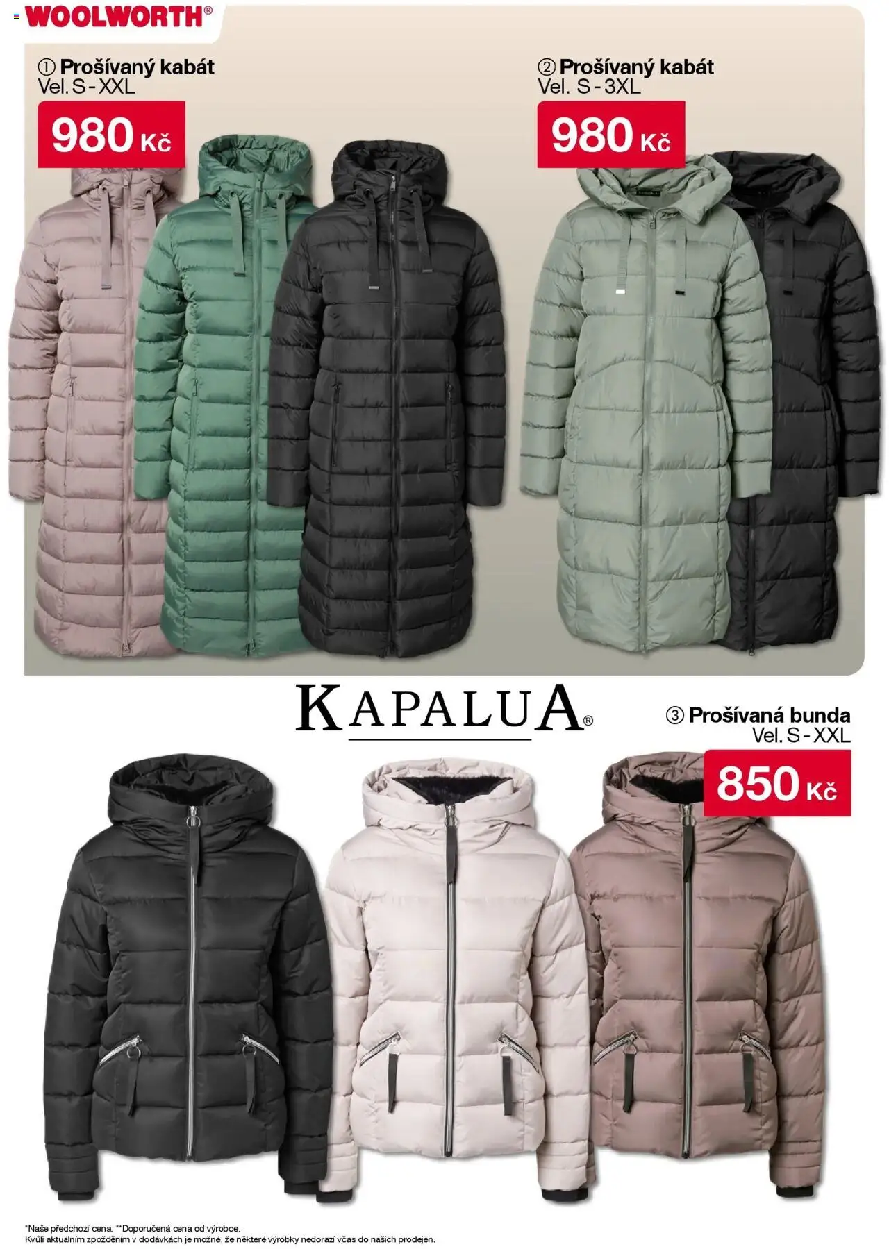 Woolworth leták od 10.10.2025 | Strana: 16 | Produkty: Bunda, Kabát