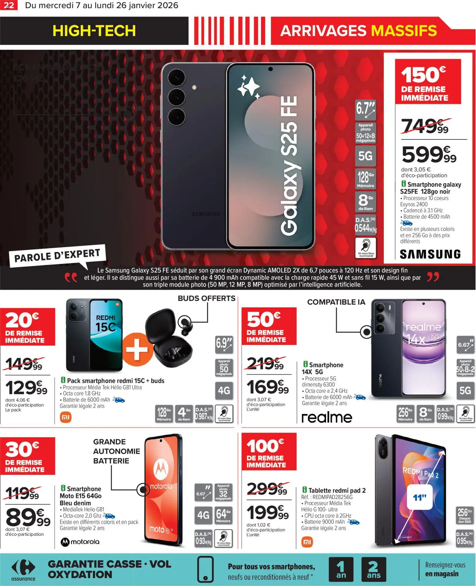 {H1} | Page: 24 | Produits: Smartphone, Tablette, Appareil photo, Batterie