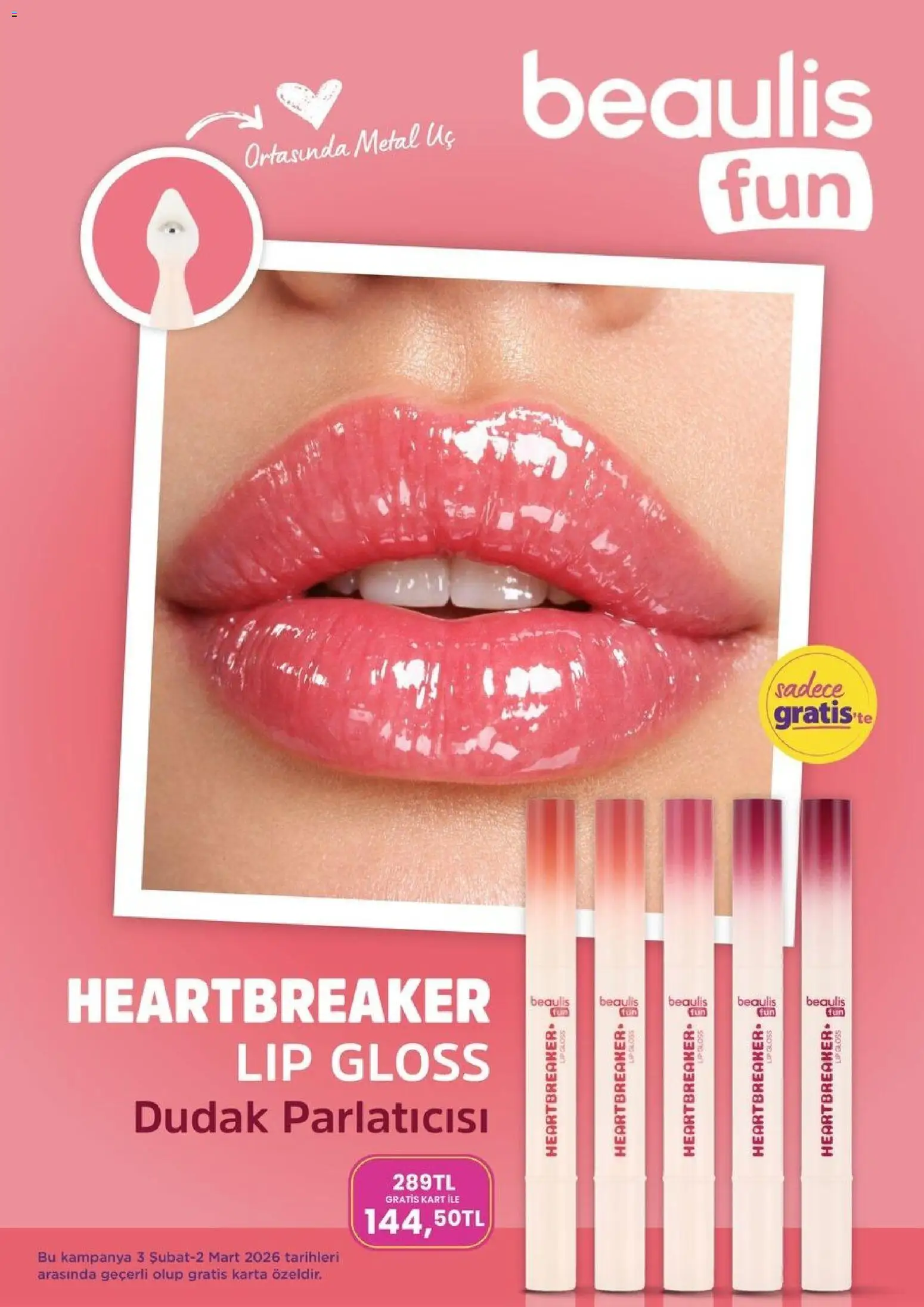 Gratis Katalog - 03.02.2026 tarihinden itibaren geçerlidir | Sayfa: 21 | Ürünler: Dudak parlatıcısı