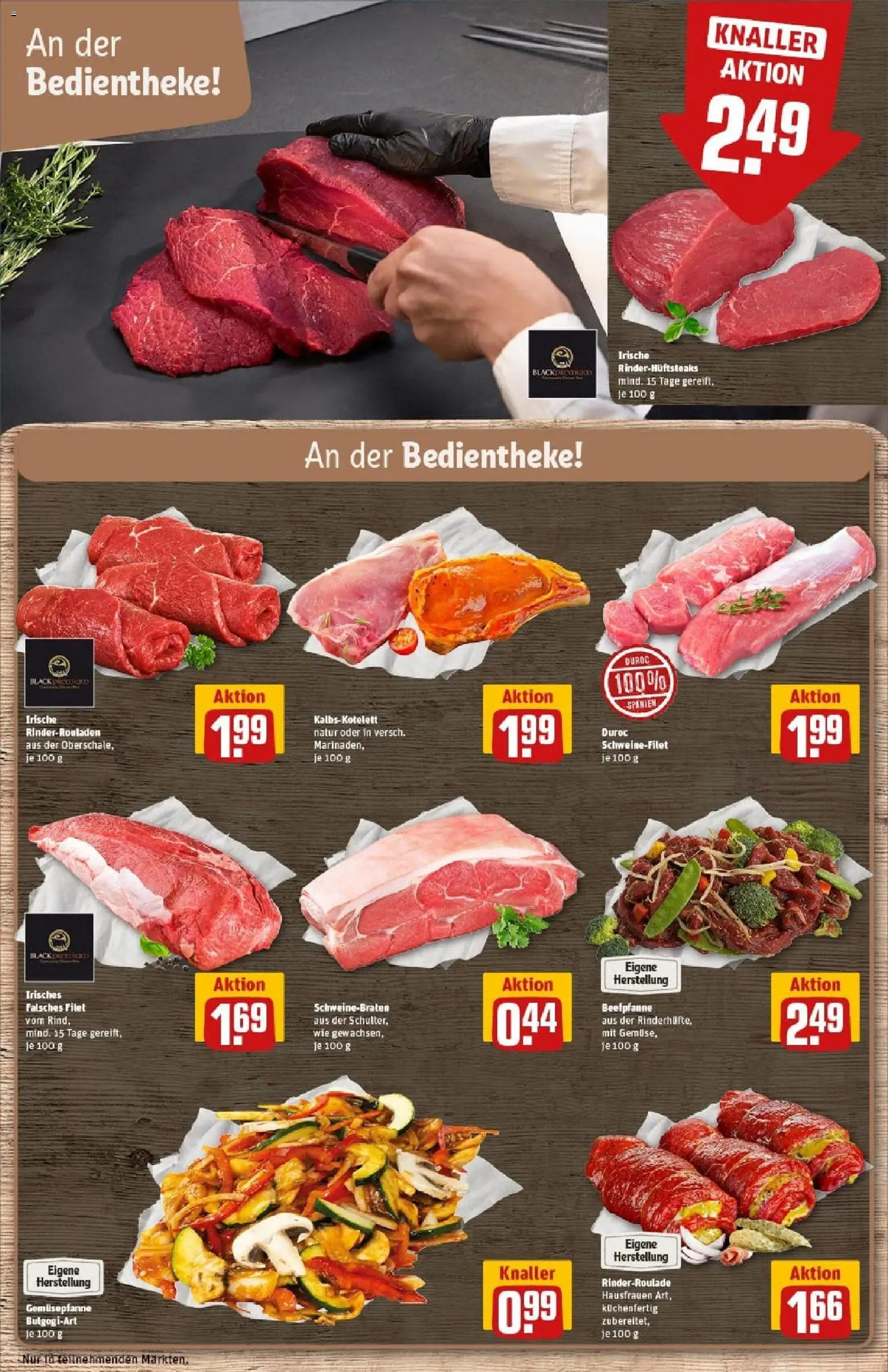 Rewe prospekt Wernigerode	 – gültig ab 26.10.2025 | Seite: 12 | Produkte: Rinderrouladen, Schweinefilet, Steak