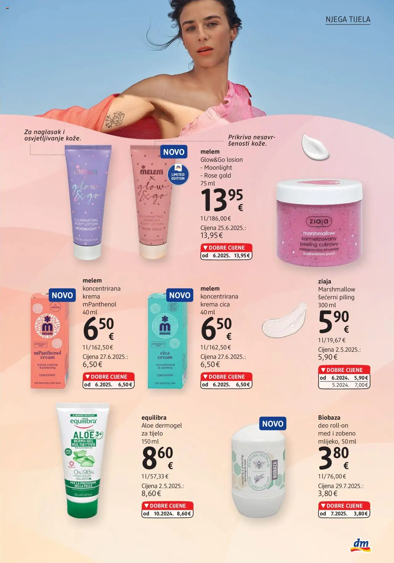 DM katalog | vrijedi od 01.08.2025 | Stranica: 11 | Proizvodi: Med, Piling, Krema, Melem
