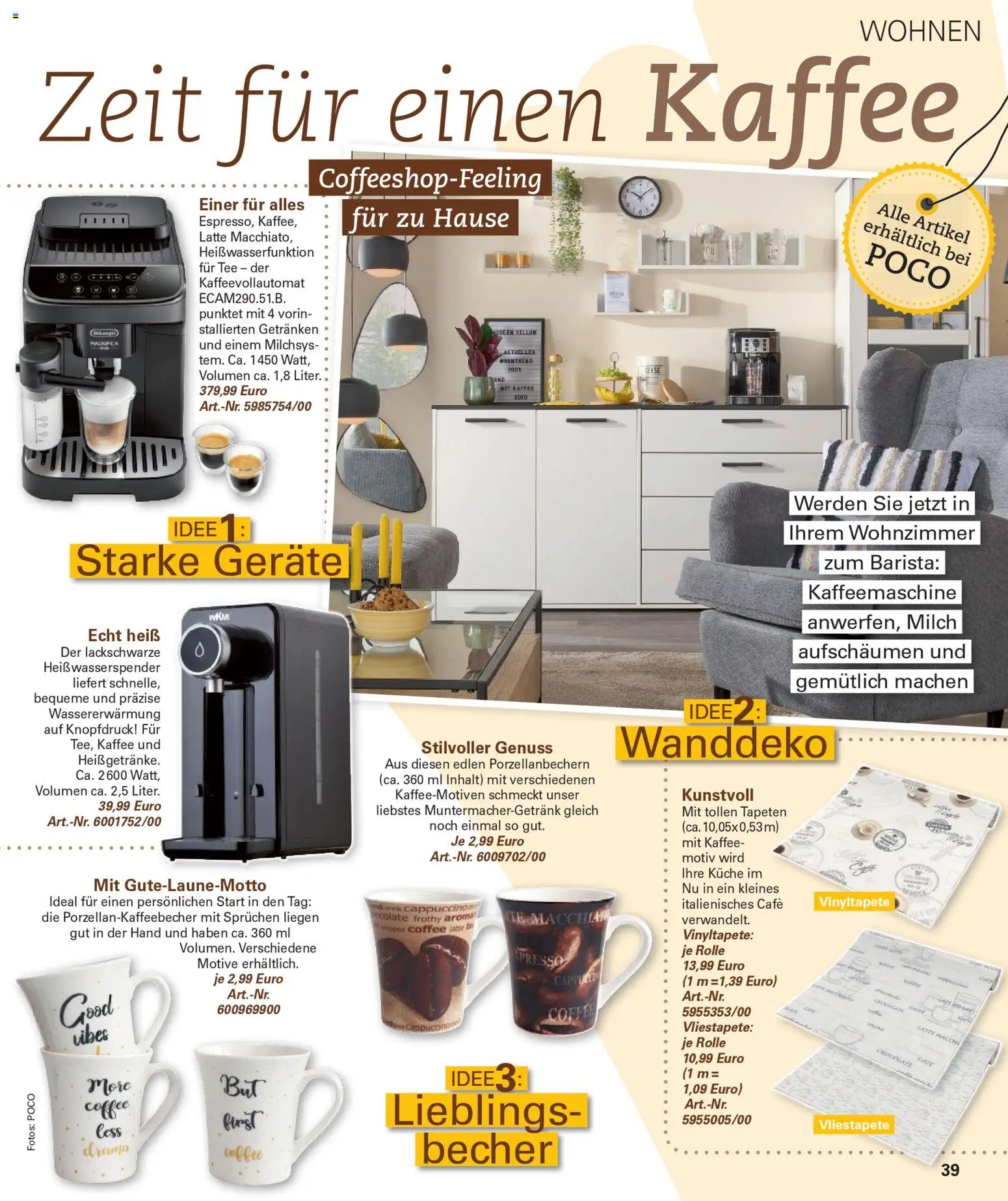 Poco Wohnwelt Winter 2025 – gültig ab 01.12.2025 | Seite: 39
