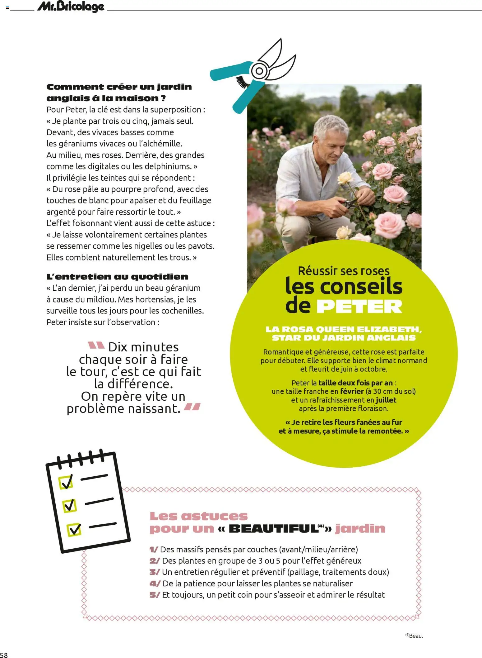 {H1} | Page: 58 | Produits: Couches, Clé, Plantes, Géranium