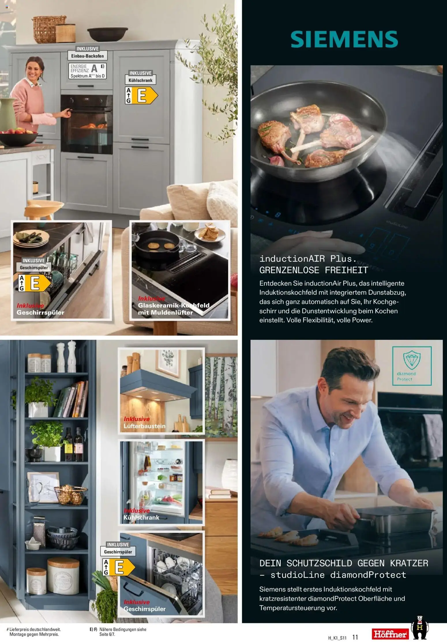 Höffner - Höffner: Möbelangebote – gültig ab 23.12.2025 | Seite: 11 | Produkte: Siemens, Geschirrspüler, Kühlschrank