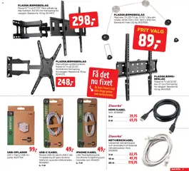 Jem & fix - Tilbudsavis gyldig fra 21.12.2025 | Side: 17 | Produkter: Stik, USB, Søm, Kabel