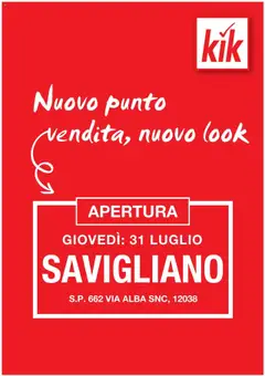 Anteprima del volantino KiK - KiK volantino fino al 30.07.2025 valido a partire dal 27.07.2025