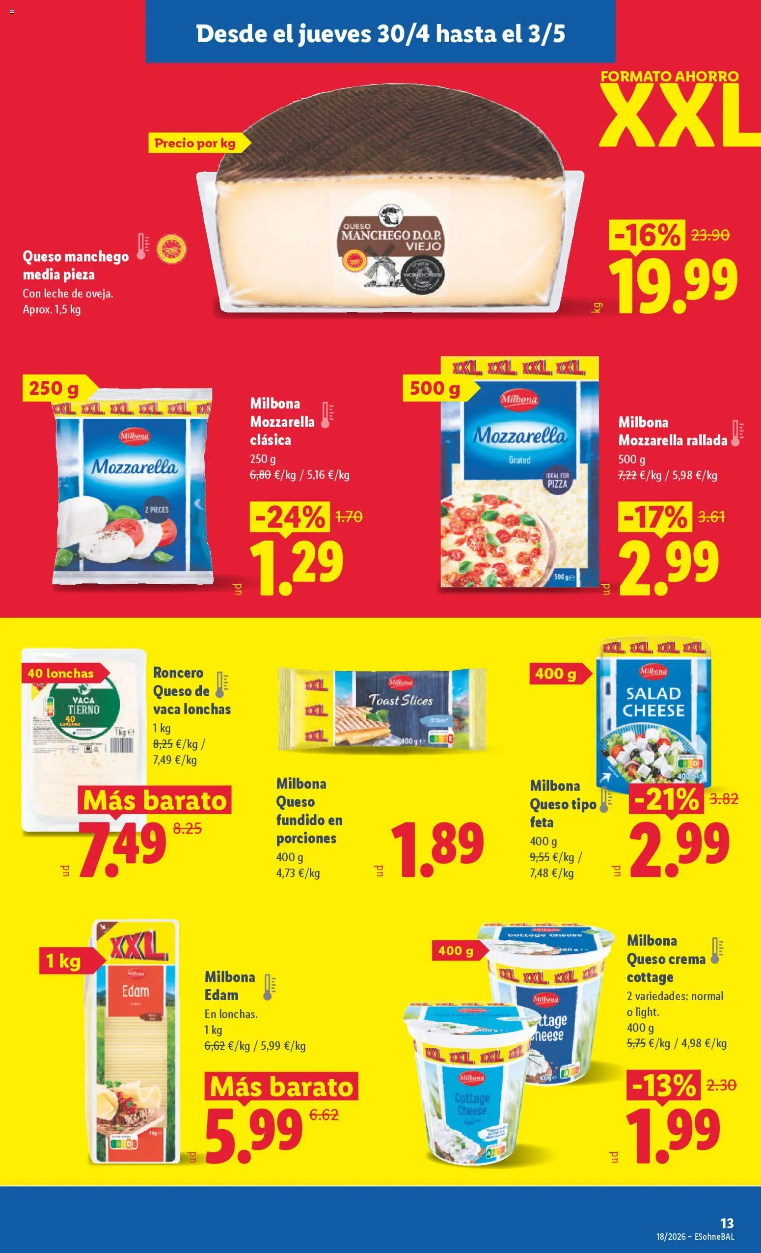Lidl folleto │ válido desde el 27.04.2026 | Página: 33 | Productos: Γραβάτα, Leche, Pizza, Crema
