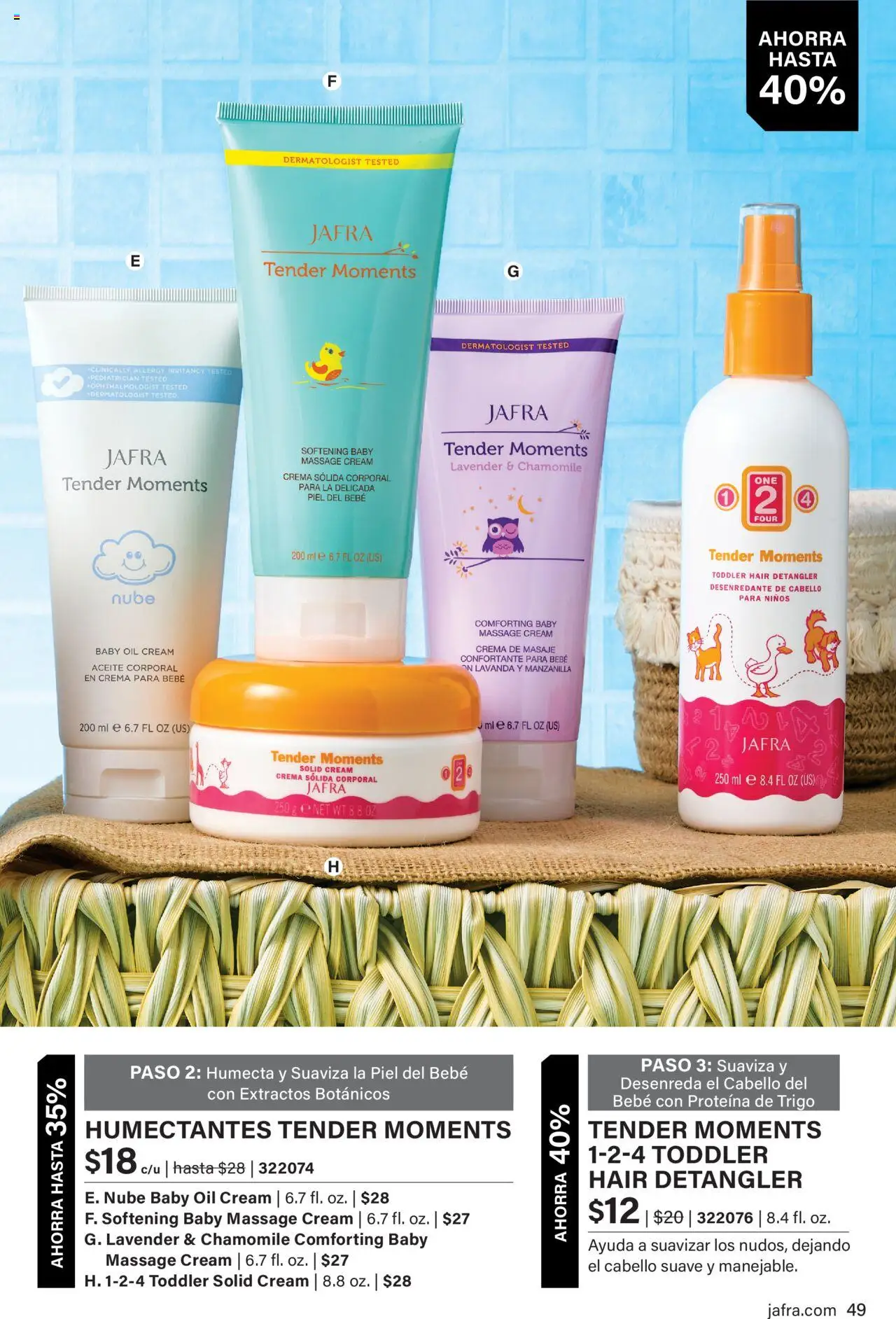 JAFRA folleto │ válido desde el 01.06.2025 | Página: 49 | Productos: Aceite, Crema, Aceite corporal