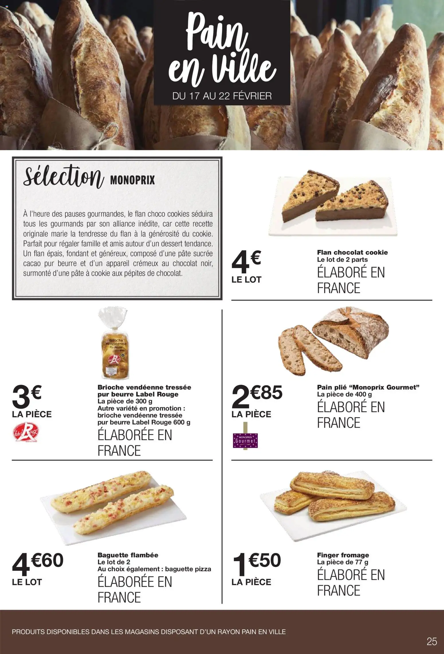 {H1} | Page: 25 | Produits: Alliance, Fromage, Pain, Chocolat