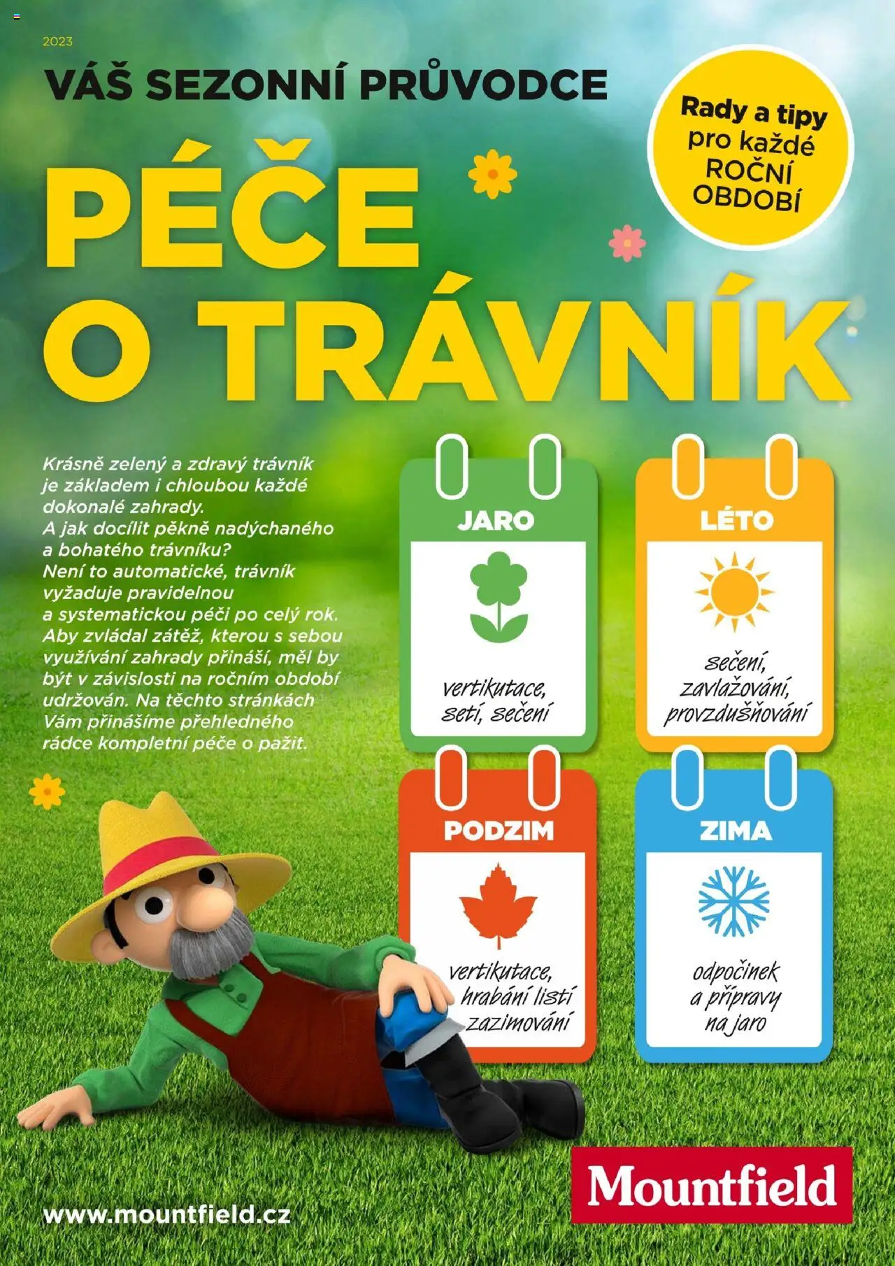 Mountfield katalog - Péče o trávník od 24.03.2023 | Strana: 1