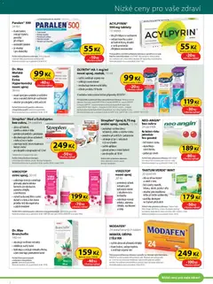 Náhled letáku Dr. Max leták od 01.11.2025 | Strana: 3 | Produkty: Voda, Med, Eukalyptus, Tablet