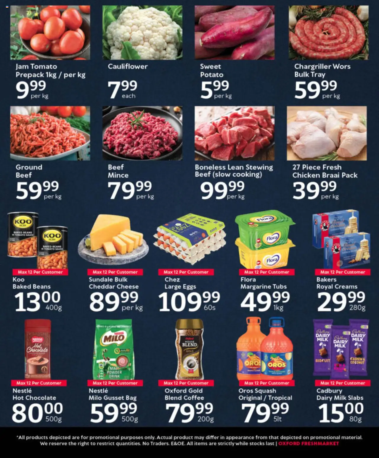 Oxford Freshmarket - Price Drop │ valid from 31.07.2025 | Page: 2 | Products: Bag, Cheese, Chocolate, Powder