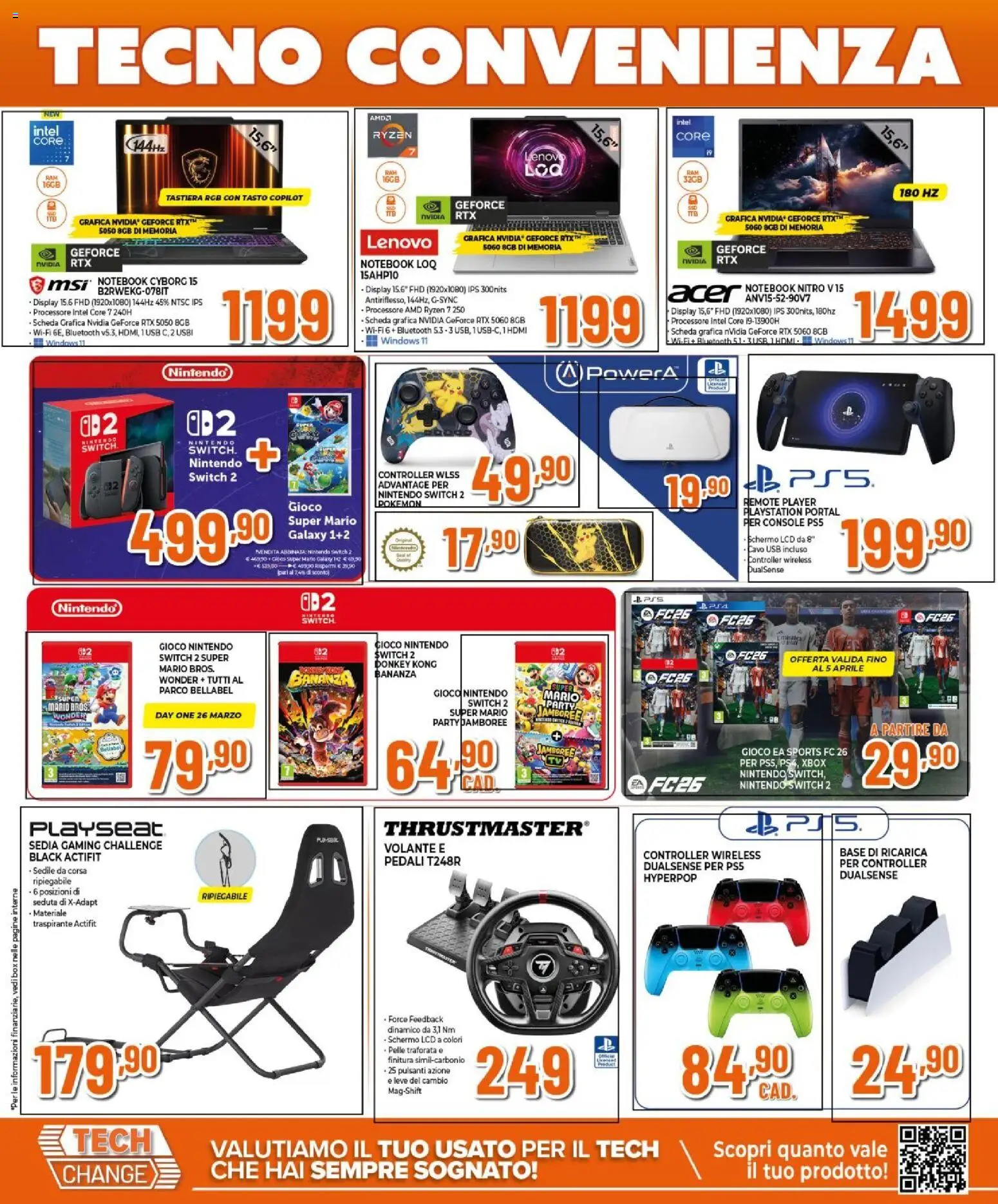 Volantino Expert del 26.03.2026 | Pagina: 8 | Prodotti: Tastiera, Xbox, Gioco, USB