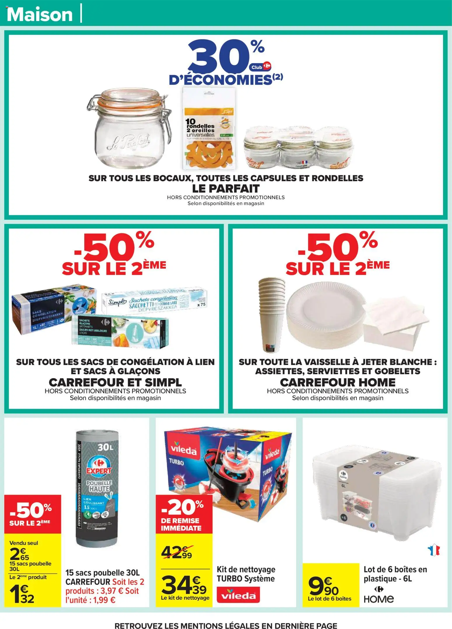 {H1} | Page: 63 | Produits: Poubelle, Vileda, Sacs poubelle