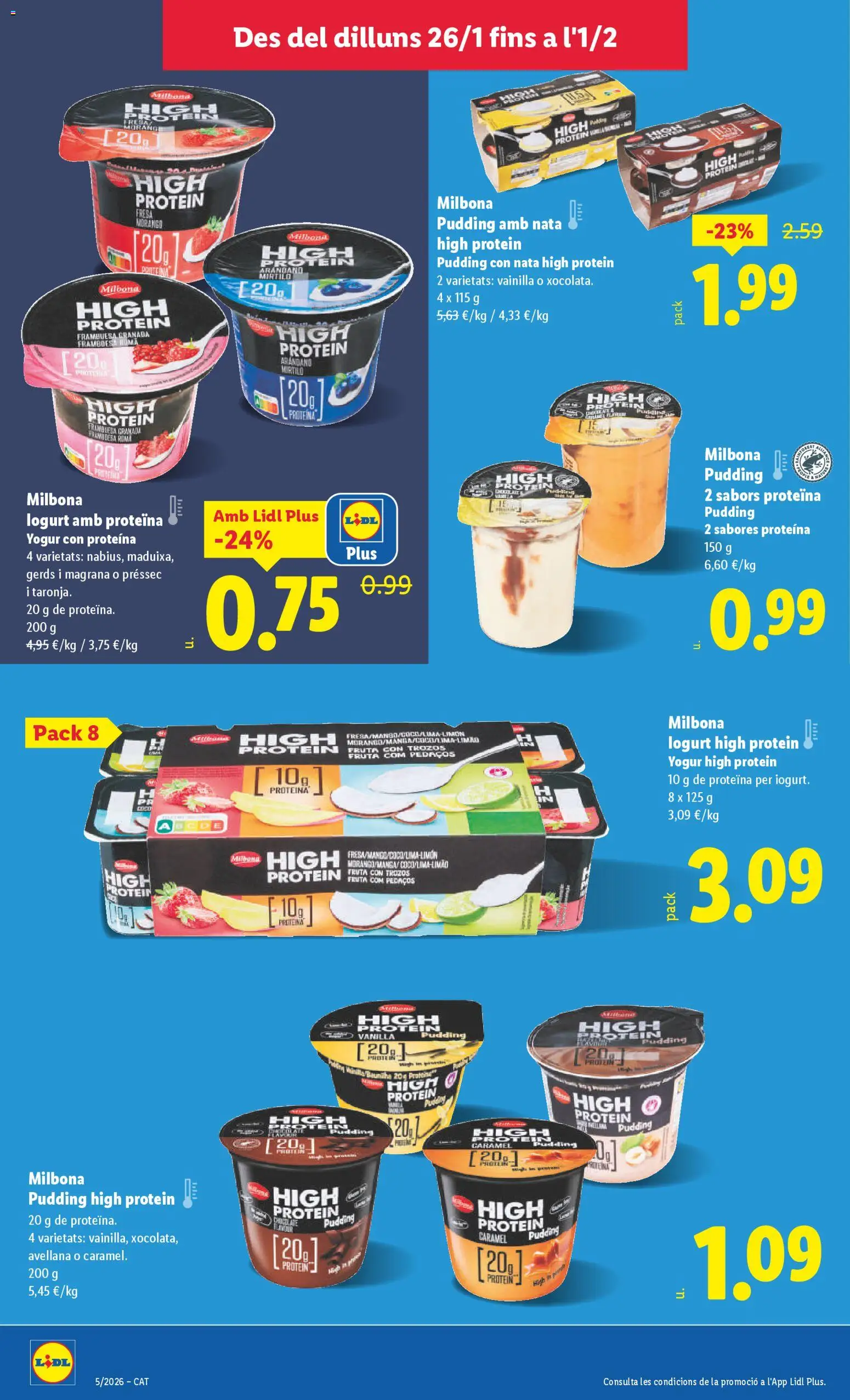 Lidl folleto │ válido desde el 26.01.2026 | Página: 24 | Productos: Yogur, Chocolate