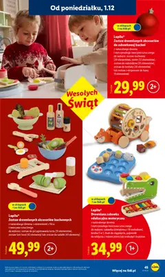 Pogląd oferty "Lidl Katalog zabawek" - ważna od 03.11.2025 | Strona: 45 | Produkty: Toster