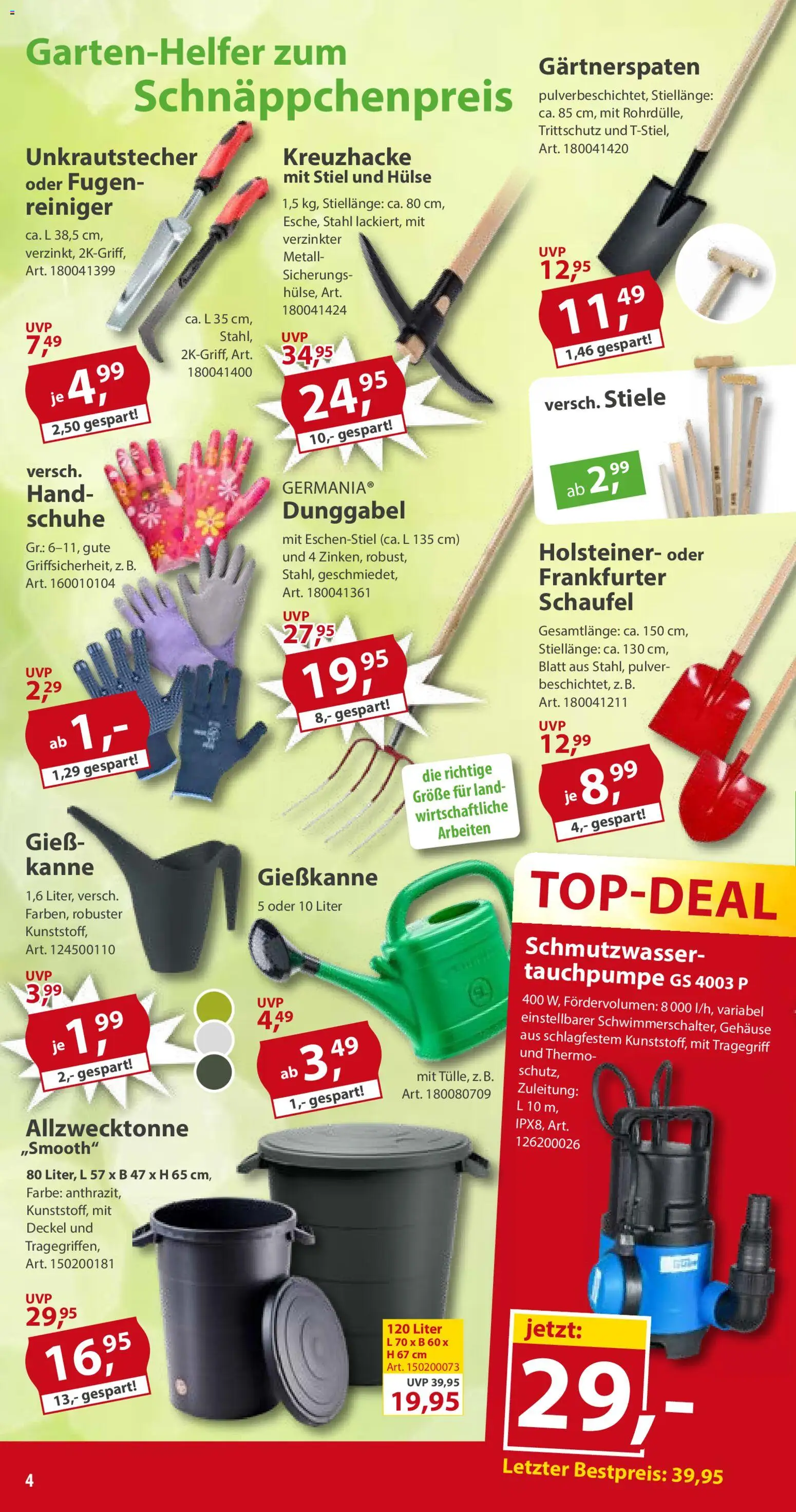 Sonderpreis Baumarkt Prospekt 	 – gültig ab 04.04.2026 | Seite: 4