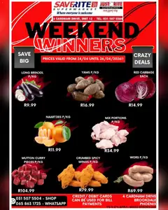 Saverite specials catalogue – valid from 24.04.2026