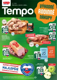 COOP Jednota leták platný od 16.04.2026
