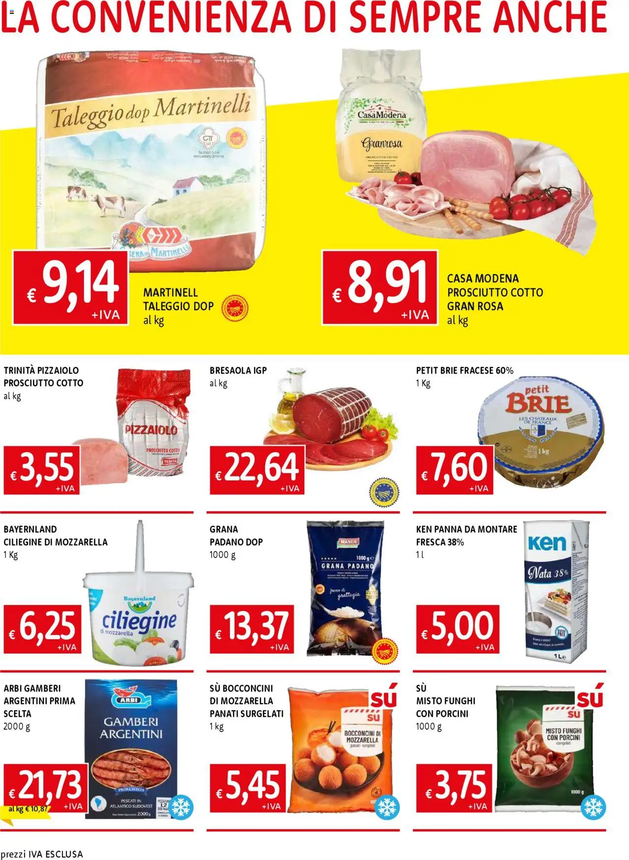 Volantino Famila del 29.05.2025 | Pagina: 2 | Prodotti: Prosciutto Cotto, Bresaola, Gamberi, Funghi