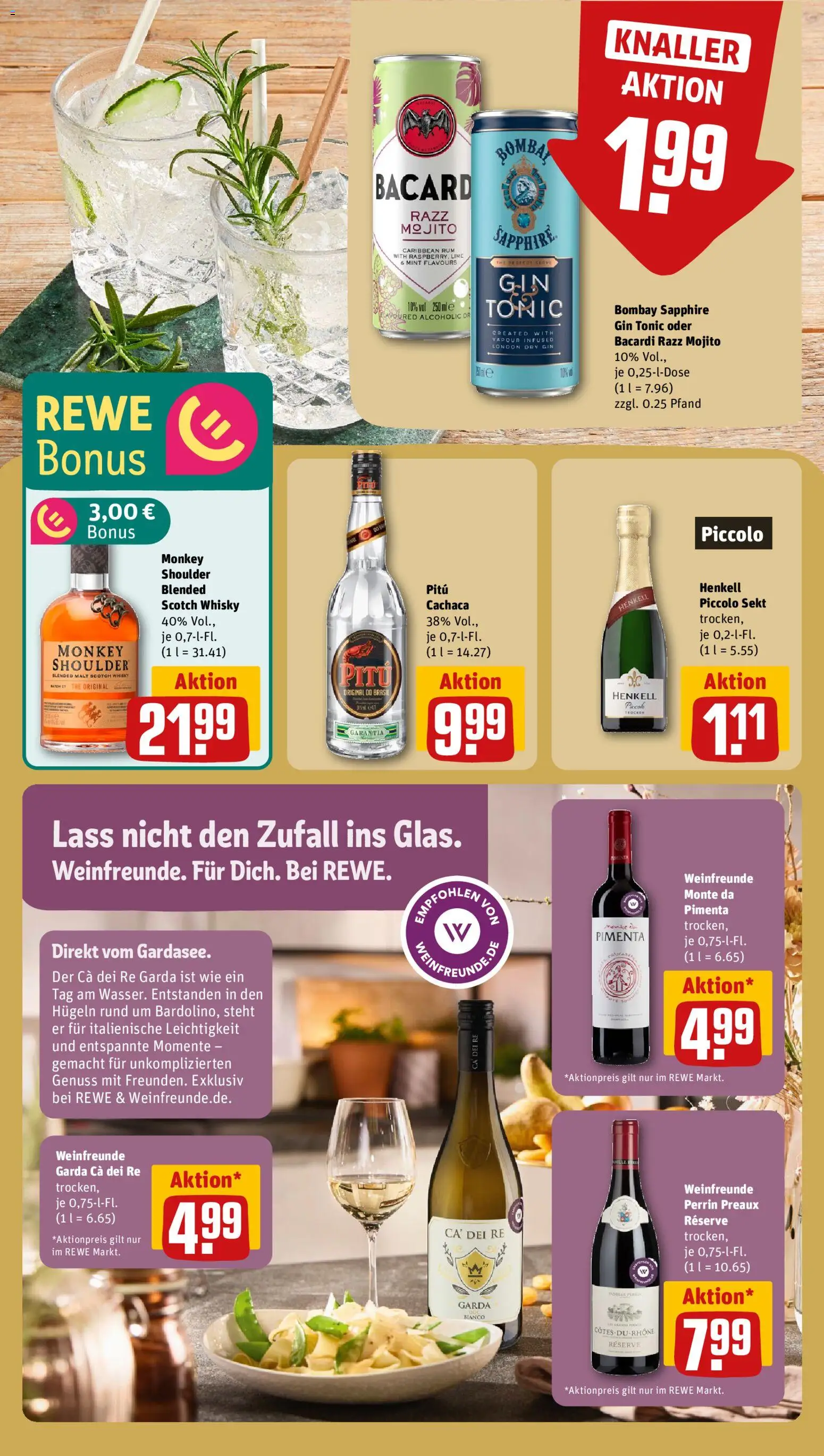 Rewe Prospekt 	 – gültig ab 20.04.2026 | Seite: 17 | Produkte: Bacardi, Whisky, Rum, Gin