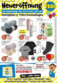TEDi Neueröffnung in Emmendingen gültig ab dem 24.07.2025