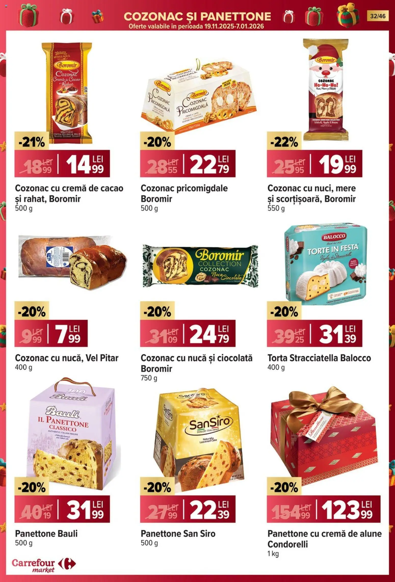 Noul catalog Carrefour – valabil de la 19.11.2025 | Pagină: 32 | Produse: Alune, Cremă, Mere, Cacao