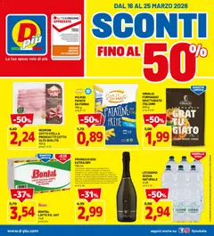 Anteprima del volantino D Più volantino valido a partire dal 16.03.2026