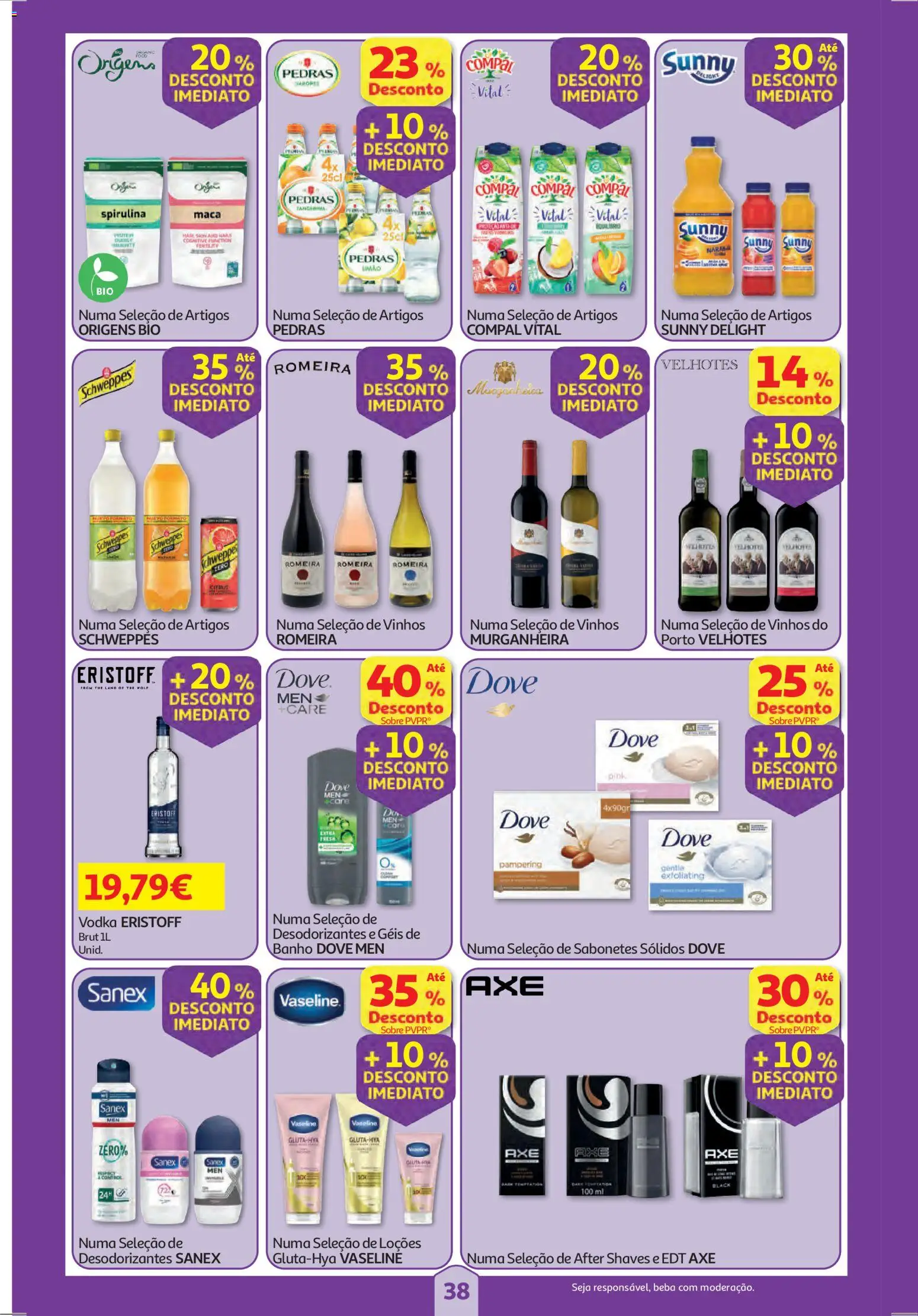 Auchan folheto │ válido de 26.03.2026 | Página: 38 | Produtos: Banho, Maça, Vodka