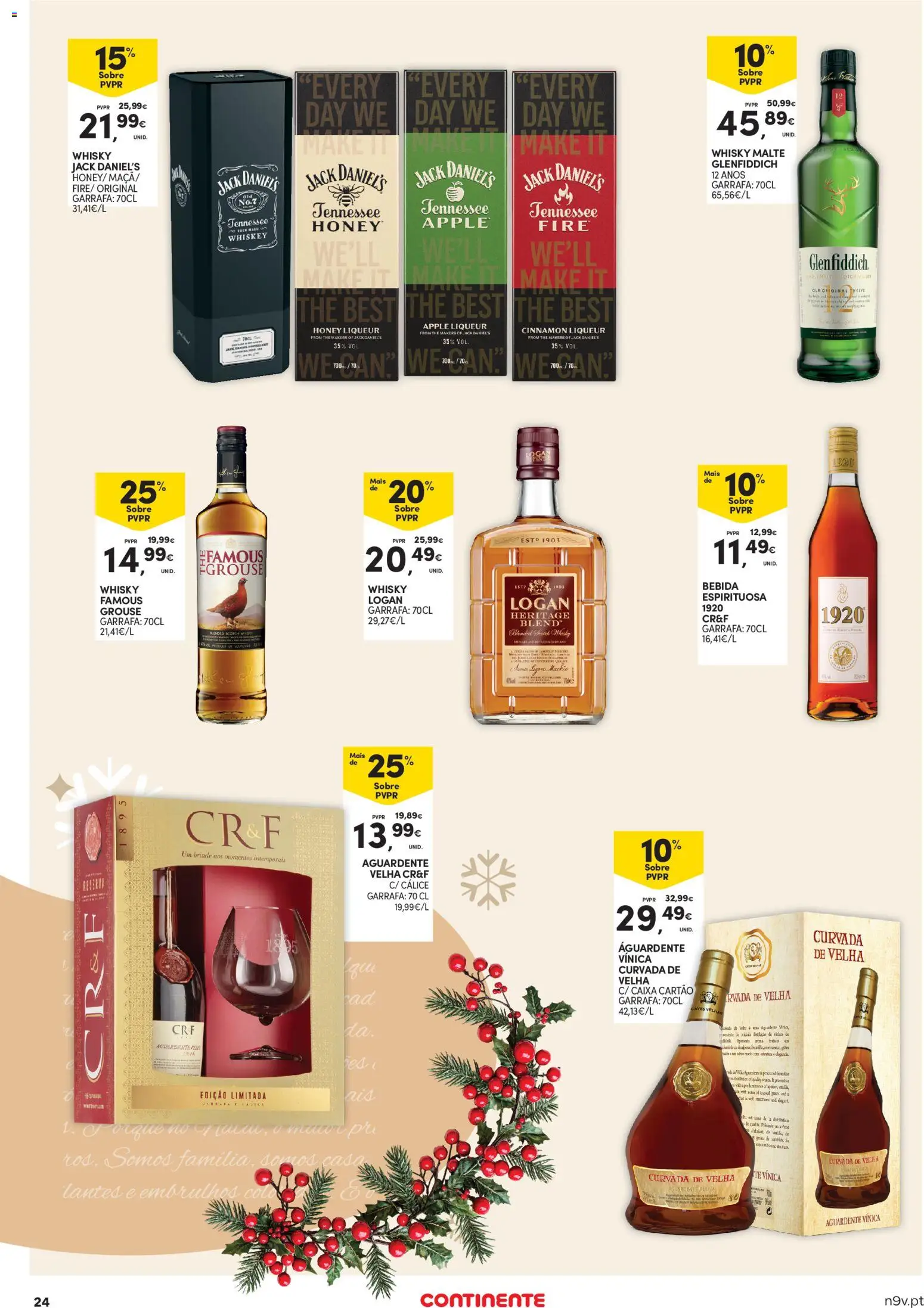 Continente - Açores │ válido de 13.11.2025 | Página: 24 | Produtos: Whisky, Caixa, Bebida