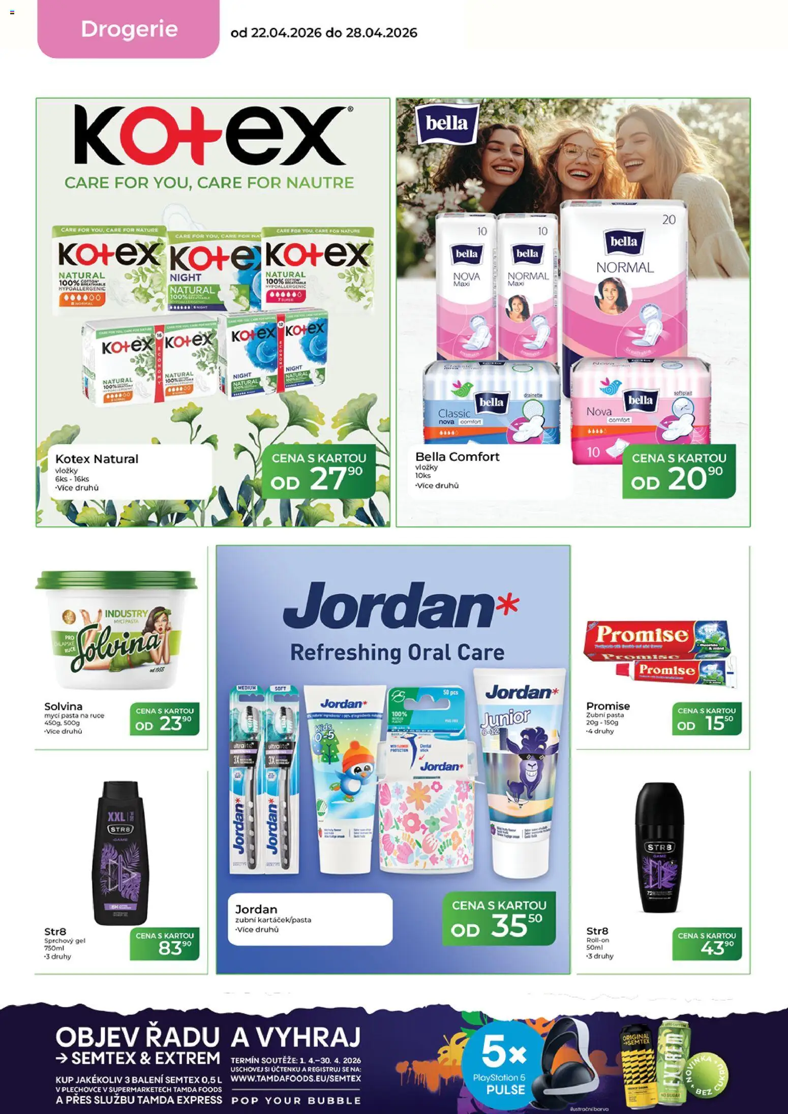 Tamda Foods leták od 22.04.2026 | Strana: 58 | Produkty: Vložky, Playstation, Semtex, Drogerie