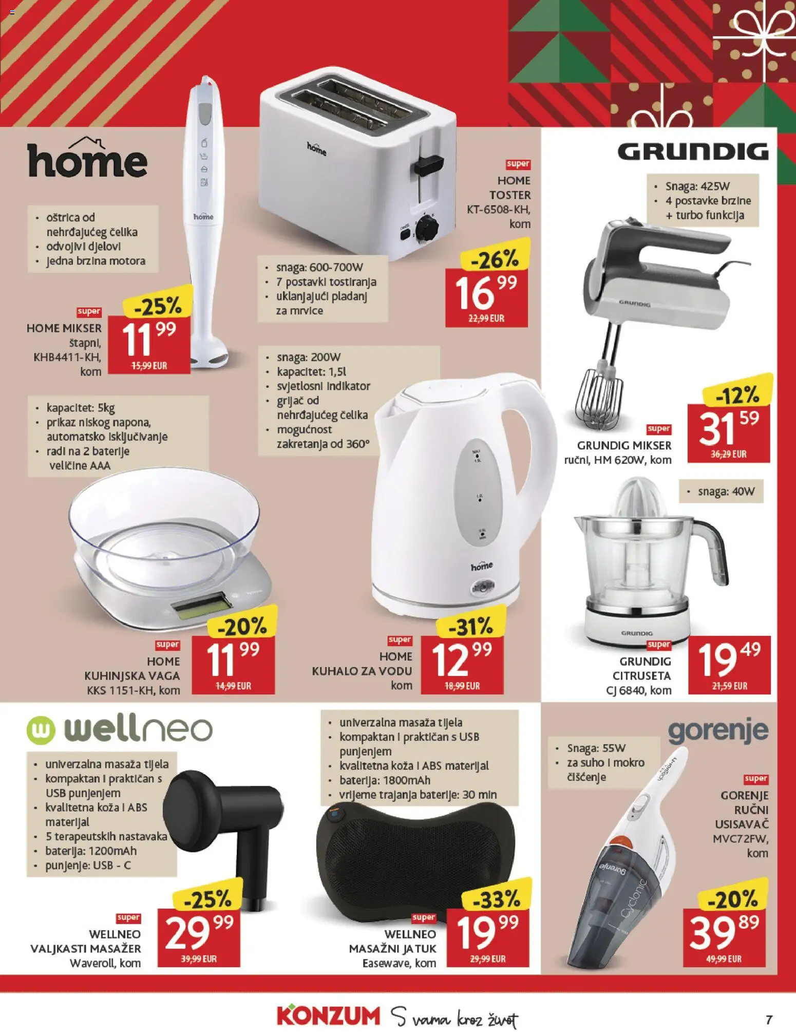 Konzum katalog | vrijedi od 03.12.2025 | Stranica: 7