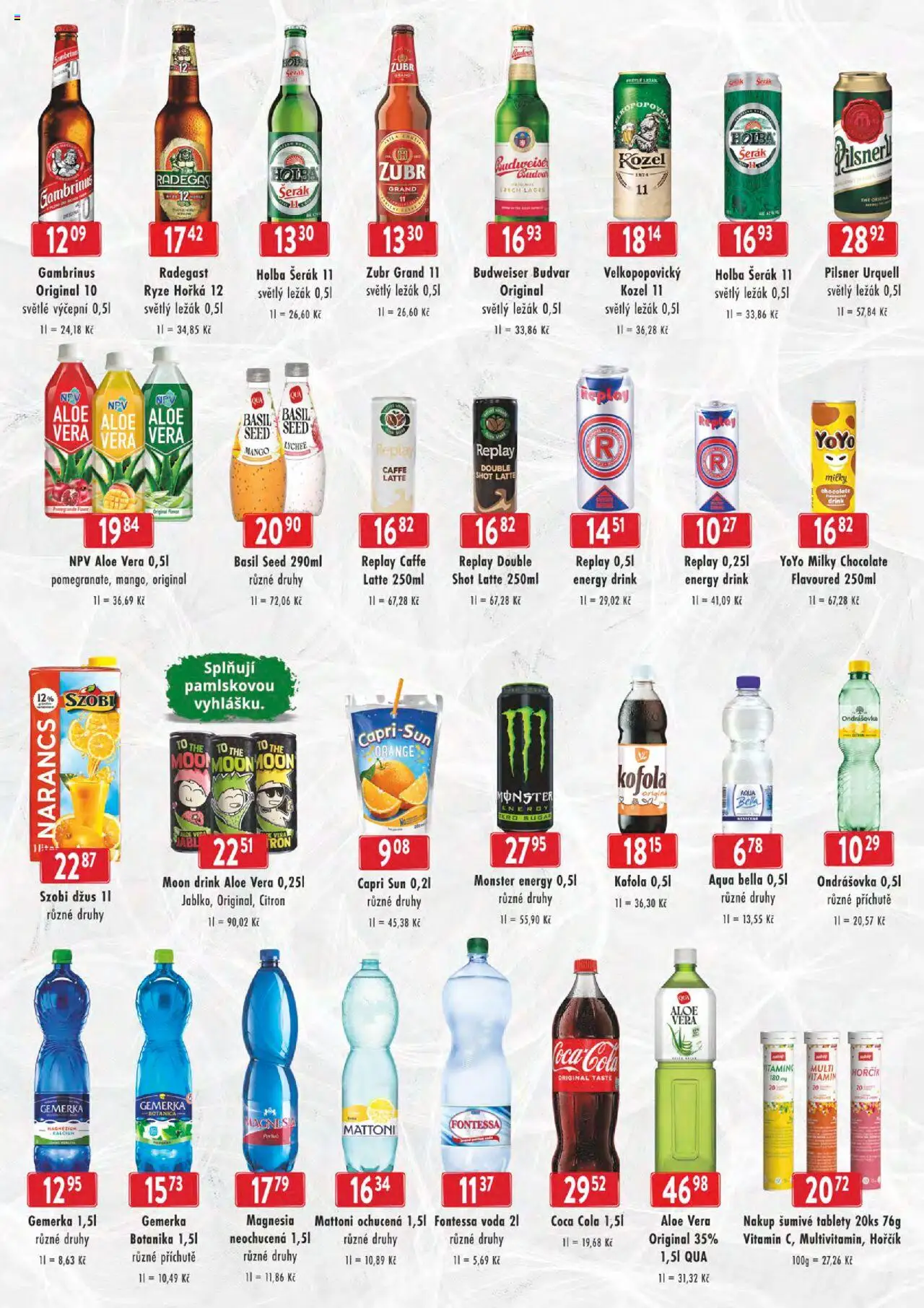 Astur & Qanto leták - cash&carry Jeseník, Krnov od 17.09.2025 | Strana: 3 | Produkty: Holba šerák, Gemerka, Kozel 11, Kofola