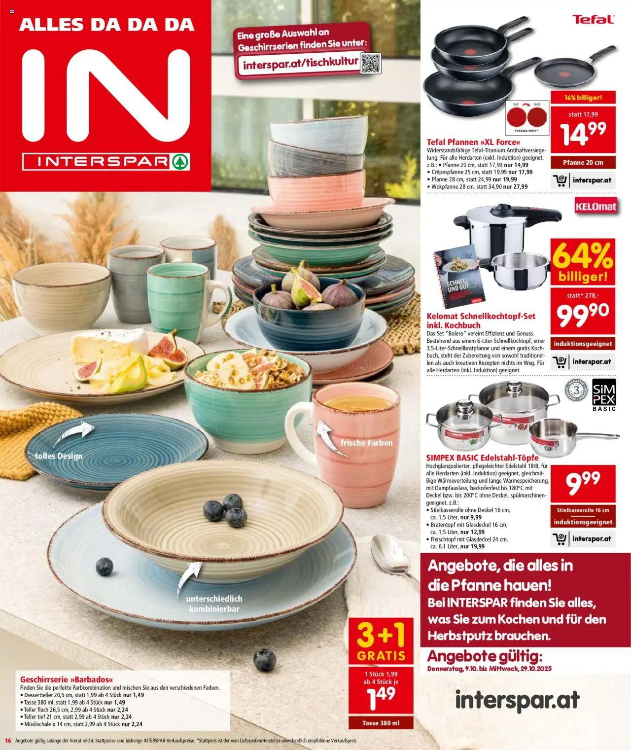 Interspar Flugblatt - Vorarlberg gültig ab 09.10.2025 | Seite: 16