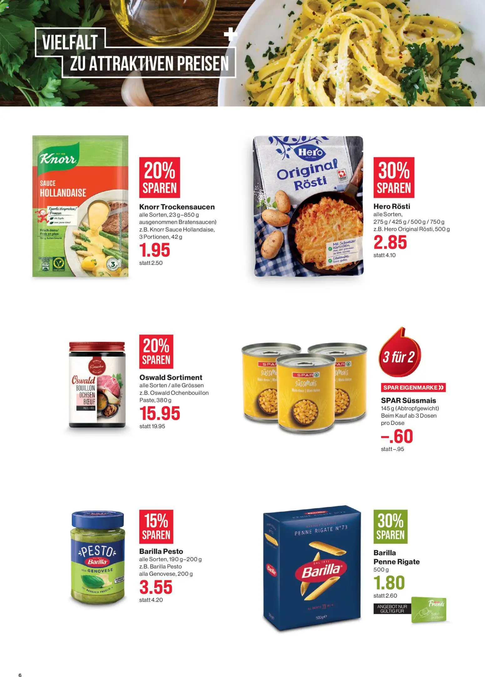 SPAR - SPAR Handels AG – gültig ab 01.04.2026 | Seite: 6 | Produkte: Barilla