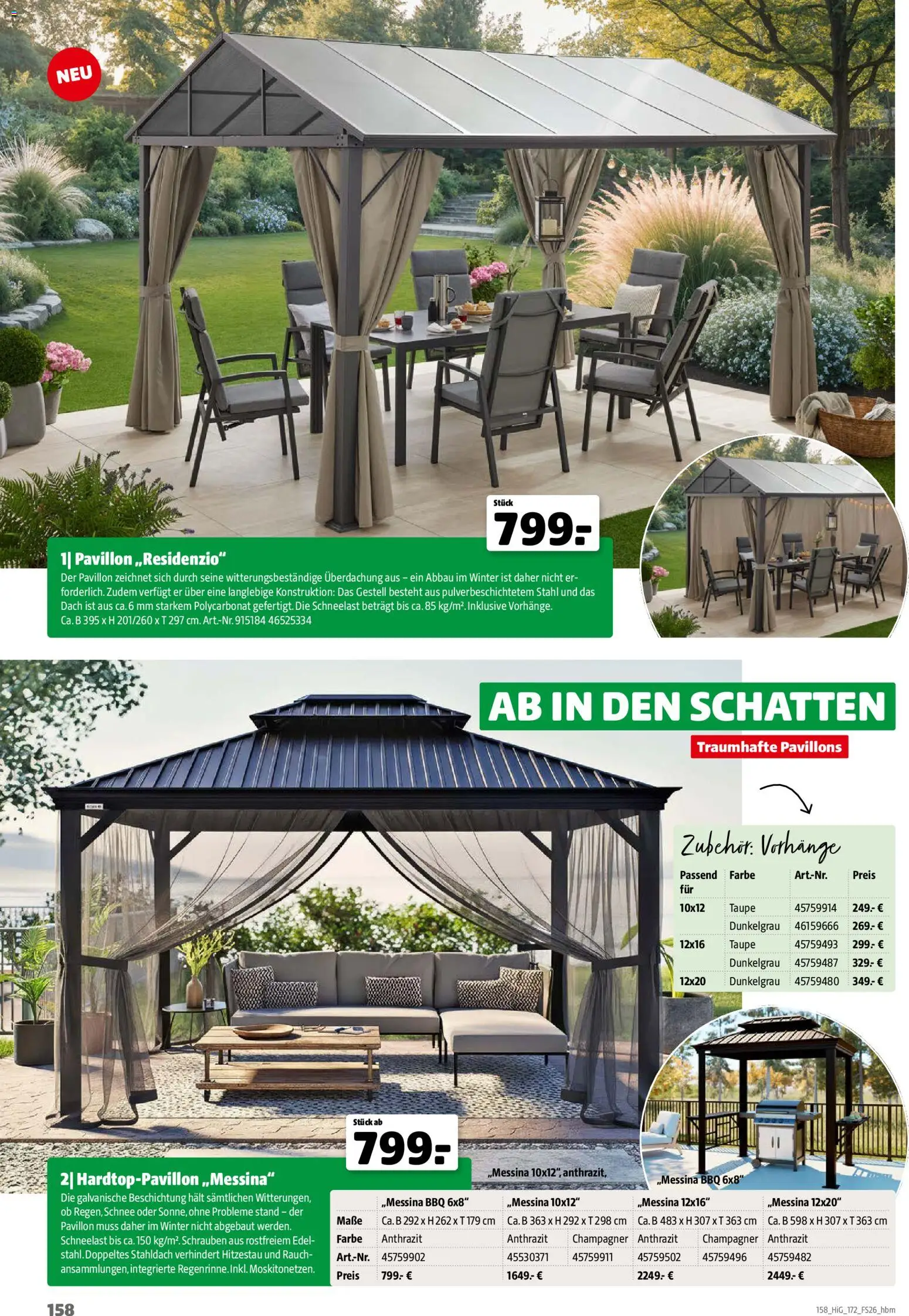 Hagebau Gartengestaltungsortiment – gültig ab 02.03.2026 | Seite: 158