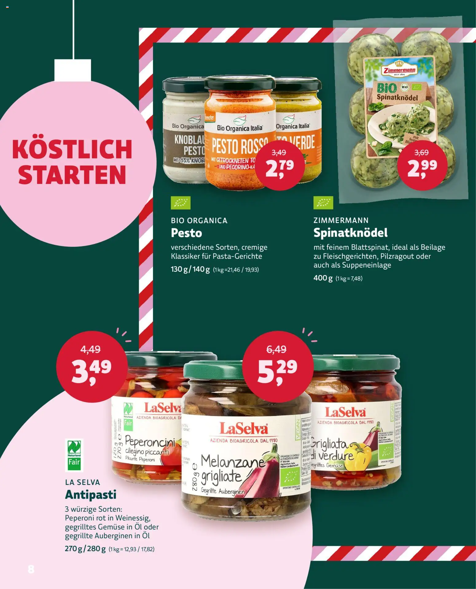 Denns BioMarkt Natürlich Festlich gültig ab 26.11.2025 | Seite: 8 | Produkte: Gemüse, Öl