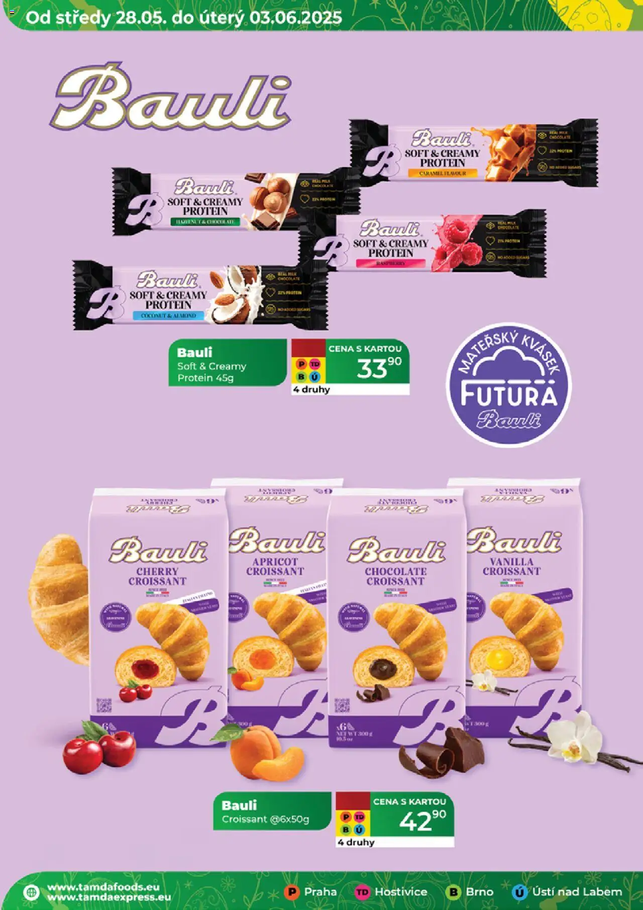 Tamda Foods leták od 28.05.2025 | Strana: 54 | Produkty: Protein bar, Croissant, Protein