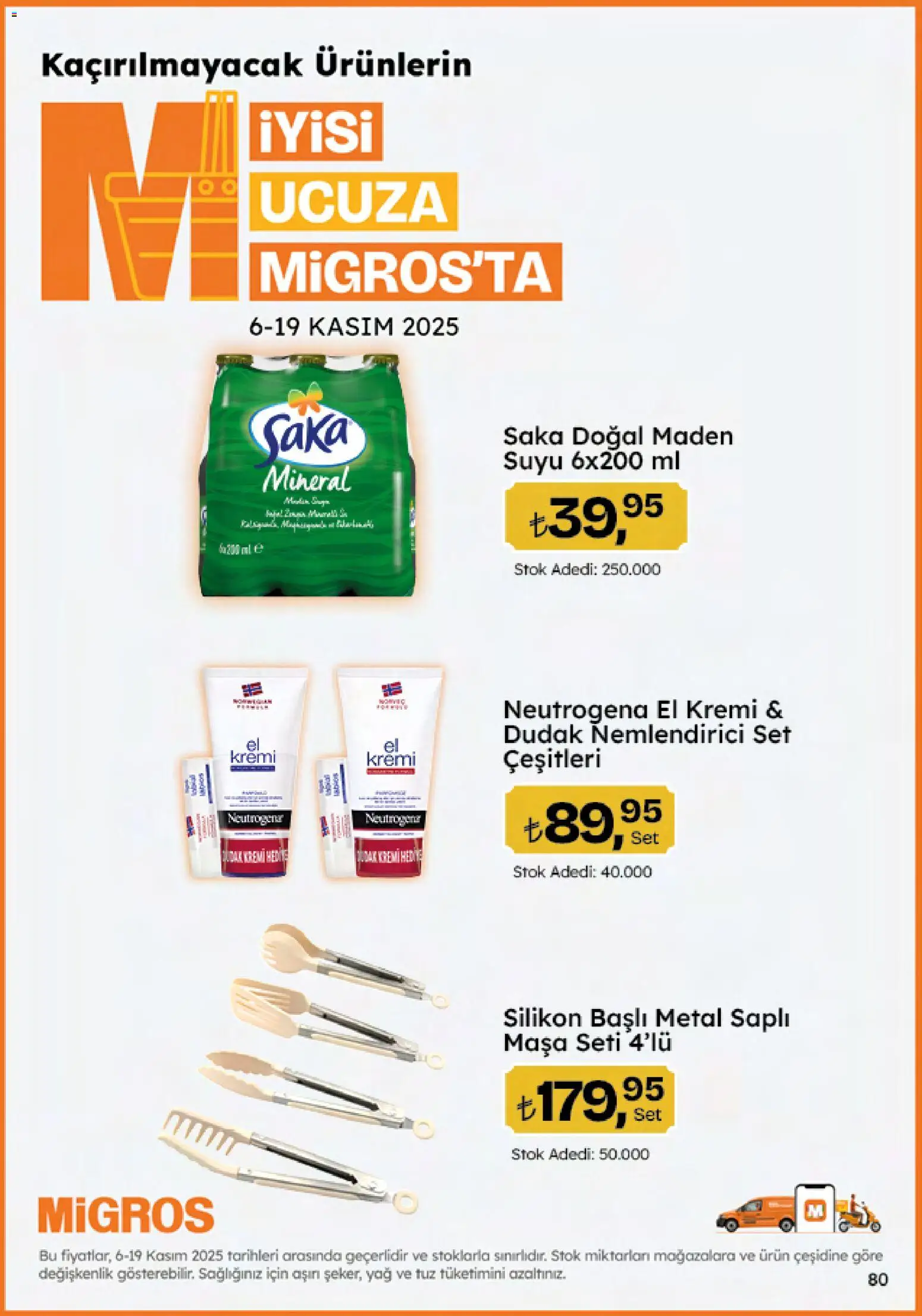 Migros Katalog - 5M Migroskop Dijital - 06.11.2025 tarihinden itibaren geçerlidir | Sayfa: 80 | Ürünler: Masa, El kremi, Yağ, Tuz