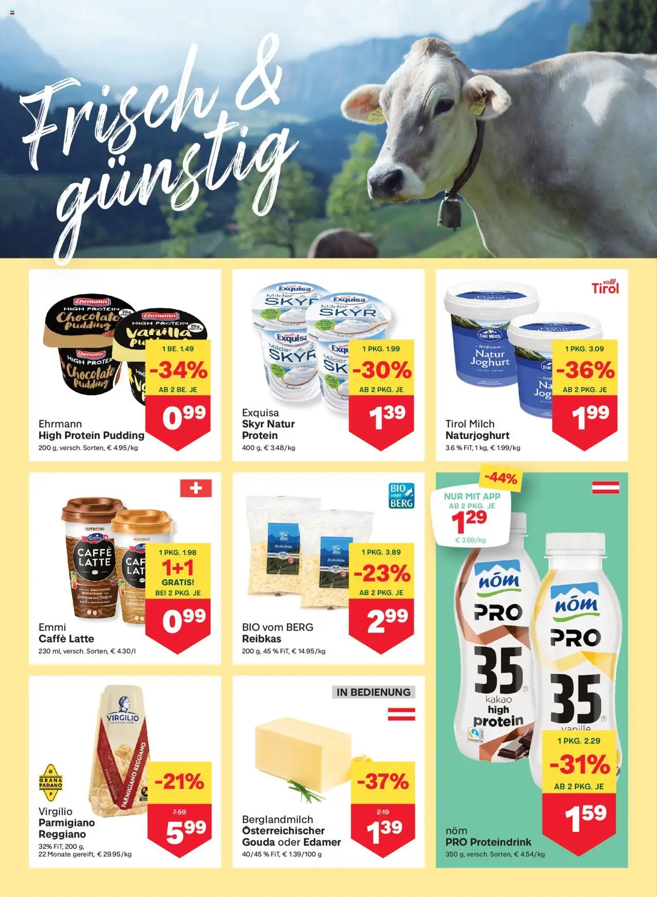 MPREIS Lenzing gültig ab 25.09.2025 | Seite: 6 | Produkte: Milch, Joghurt