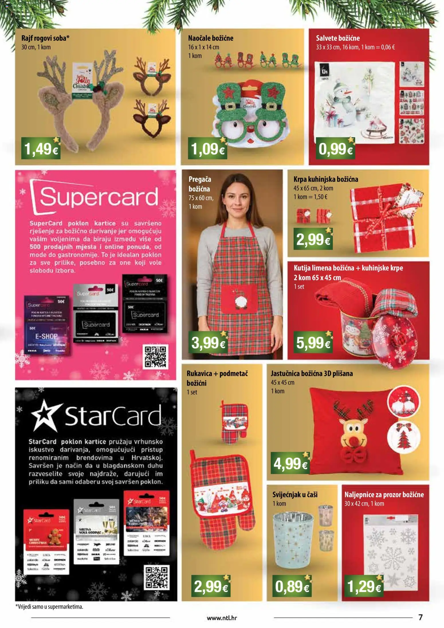 NTL katalog | vrijedi od 03.12.2025 | Stranica: 7 | Proizvodi: Krpa, Salvete, Jastučnica, Naočale